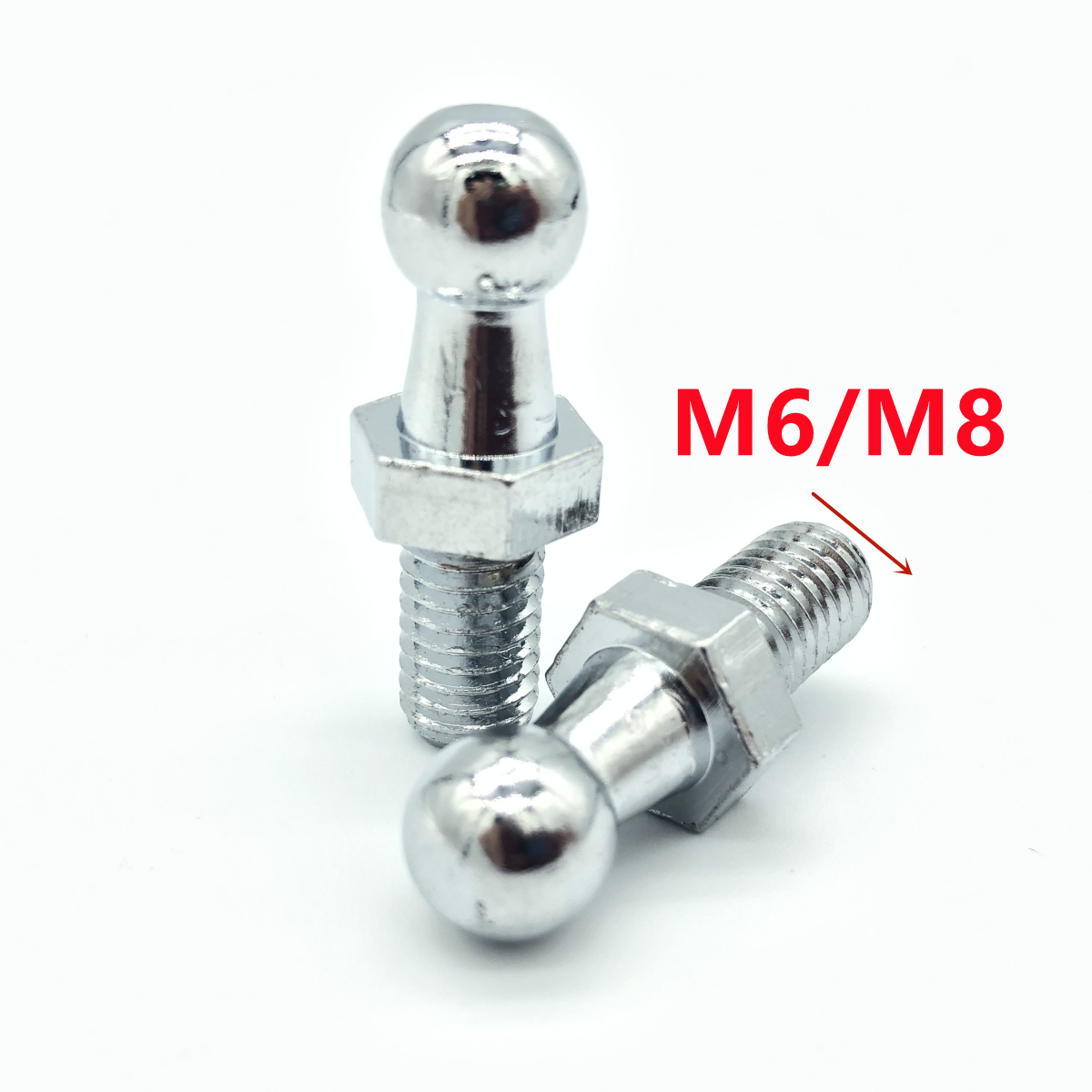 2x 10mm M8 M6 Universal Boot B - Eyepin Ball End recension och pris