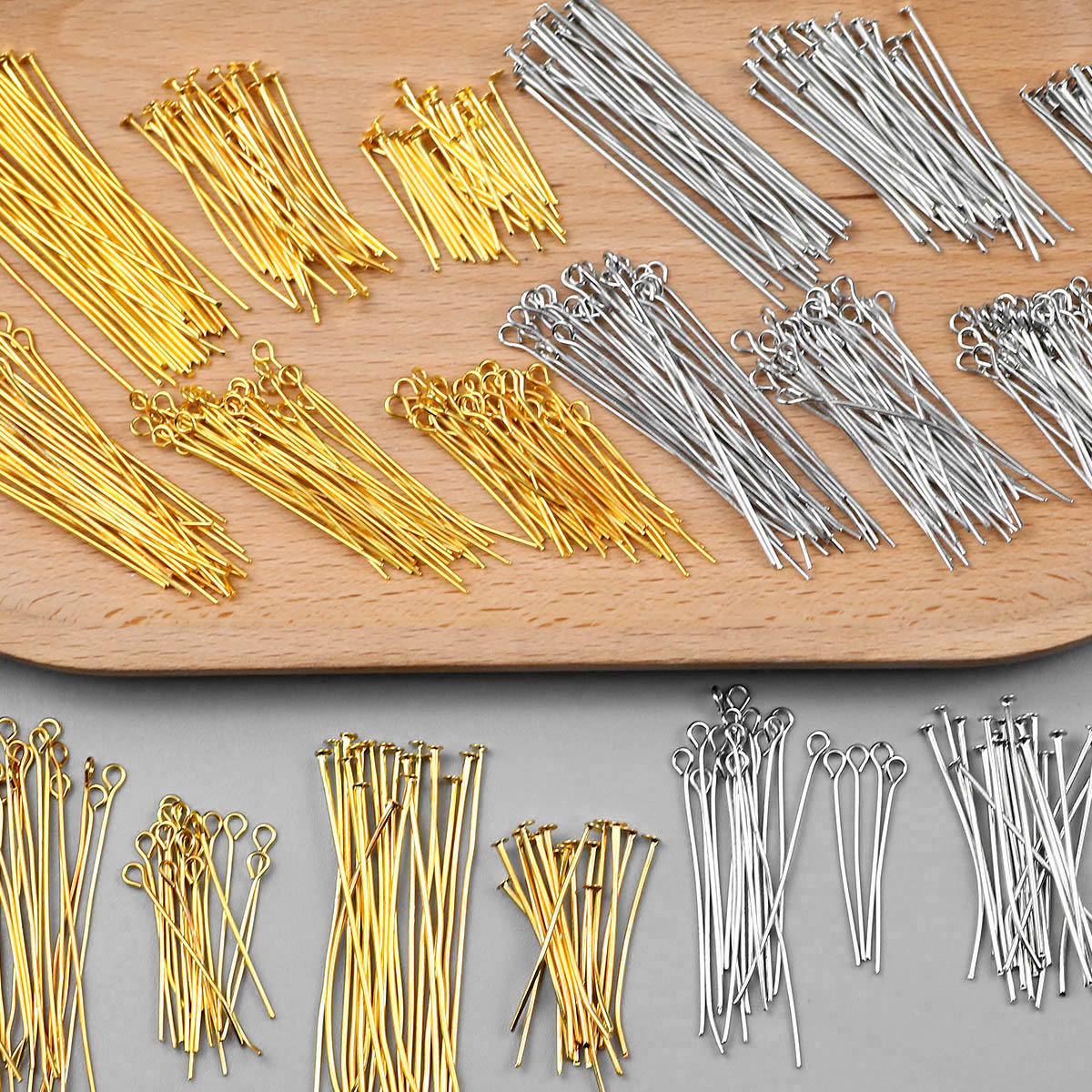 Multi-Size Alloy 9/T-Pins/Lobs - Jewelry Making Diy Kit recension och pris