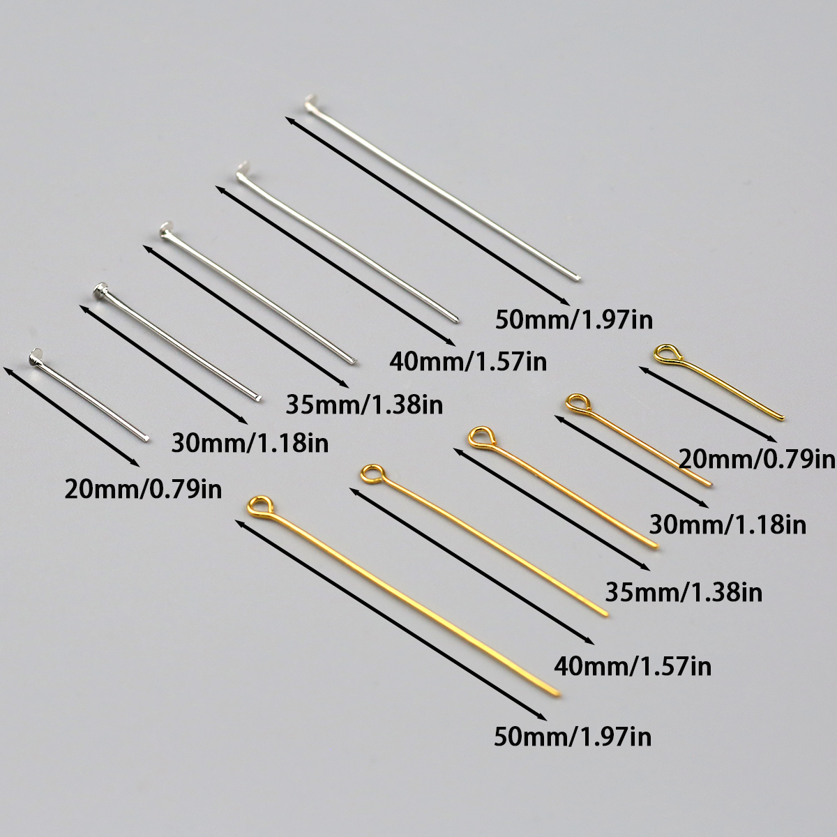 Multi-Size Alloy 9/T-Pins/Lobs - Jewelry Making Diy Kit recension och pris