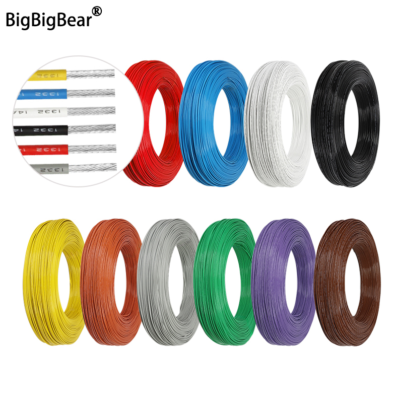 2/5/10m UL1332 PTFE Wire High  - Wire 22 Gauge Copper recension och pris