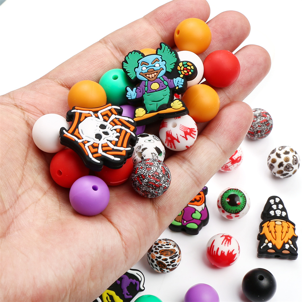 72pcs Halloween Stye Silicone  - Jewelry Making Diy Kit recension och pris