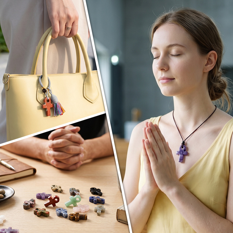 Dalmatin Spot Ankh Cross Penda - Jewelry Making Michaels recension och pris