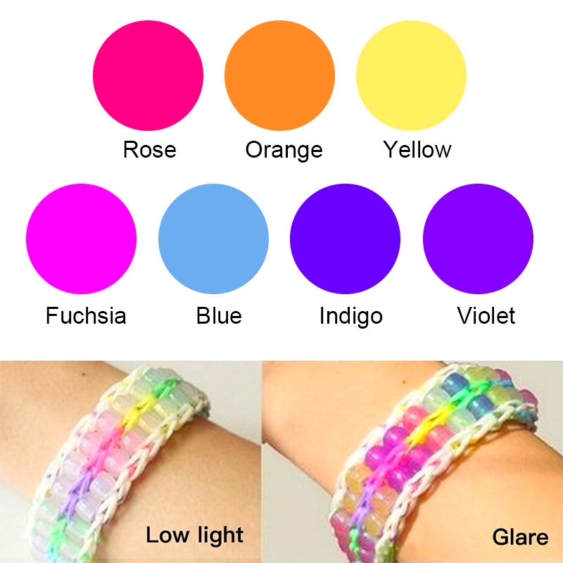 6*8mm UV Changing Reactive Acr - Jewelry Making 4 Year Old recension och pris