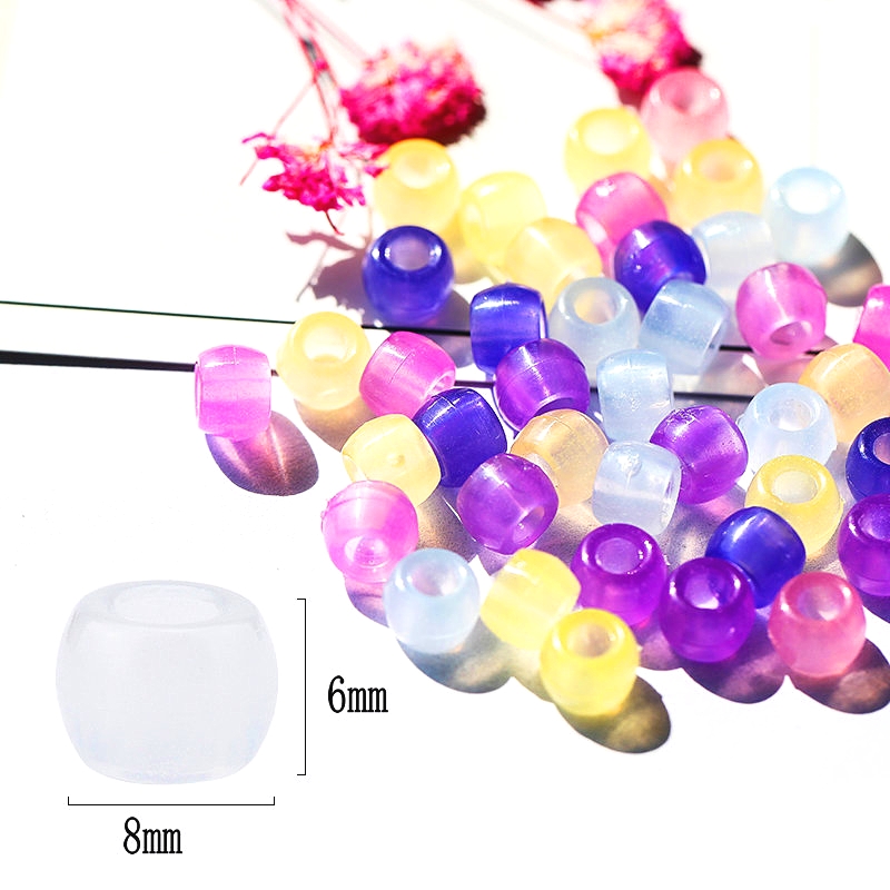 6*8mm UV Changing Reactive Acr - Jewelry Making 4 Year Old recension och pris