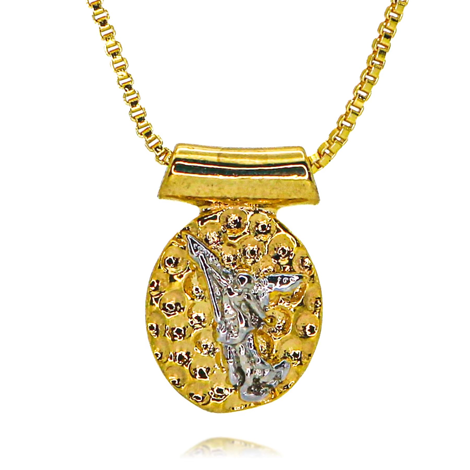Gold Plated Archangel Saint Mi - Jewelry Making Michaels recension och pris