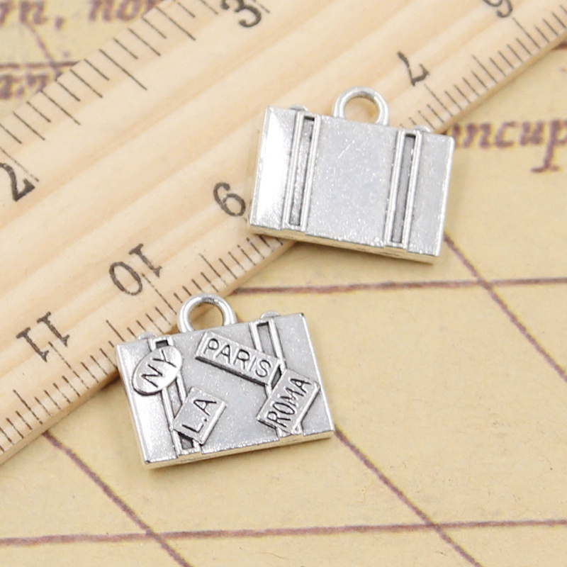 10pcs Charms Travel Bags New Y - Jewelry Making York recension och pris