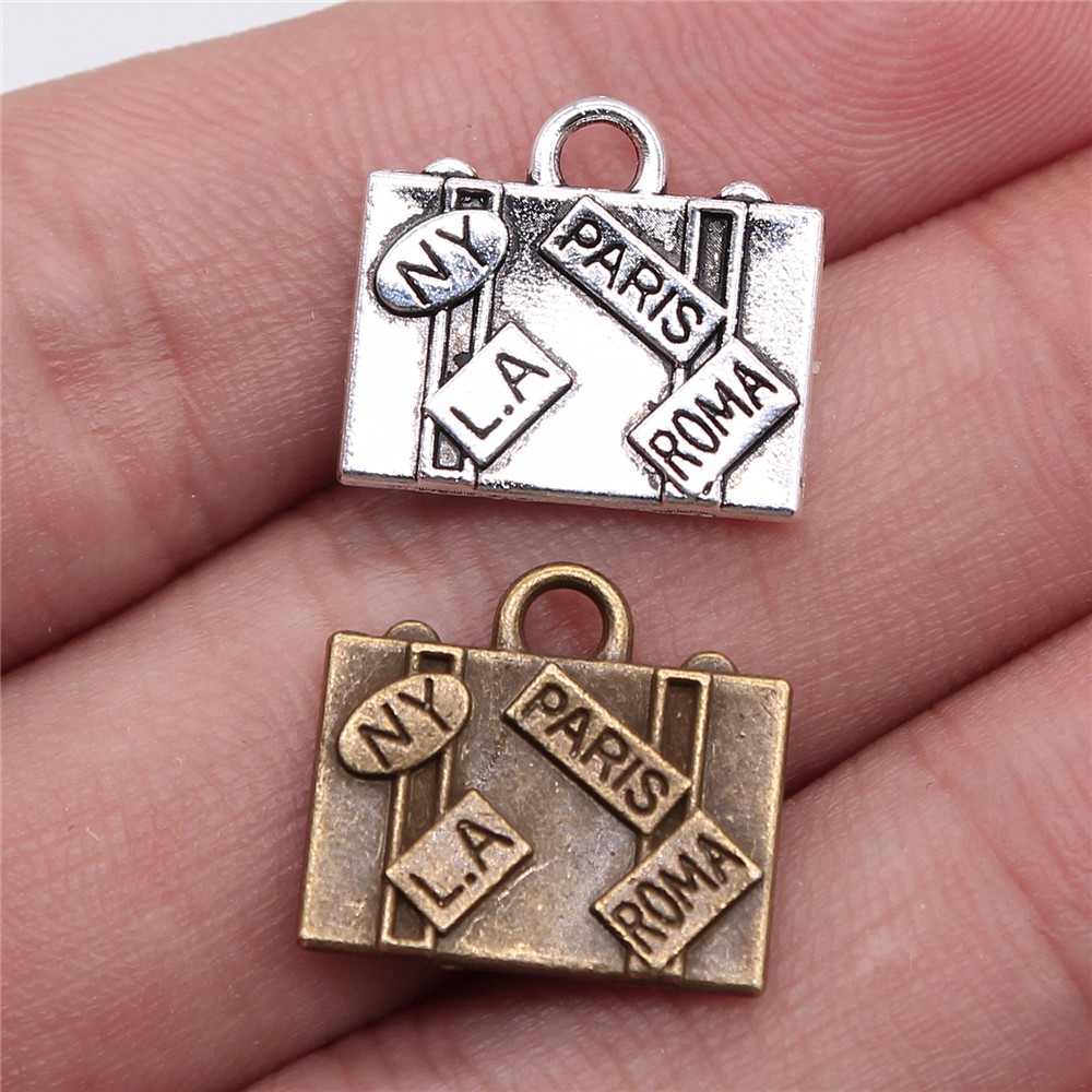 WYSIWYG 5pcs 15x16mm Charms Tr - Jewelry Making York recension och pris