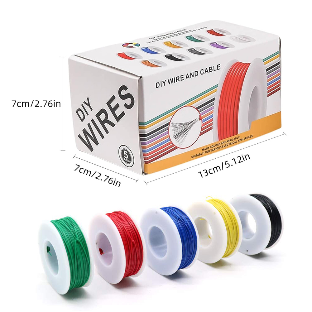 20-24AWG Electric Wire Flexibl - Wire 22 Gauge Copper recension och pris