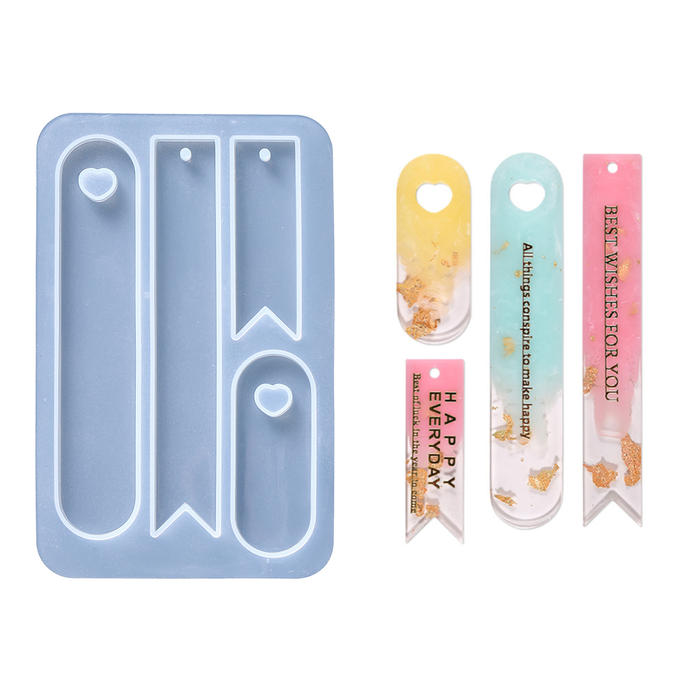 Oval Bookmark Silicone Mold He - Jewelry Making Guide Book recension och pris
