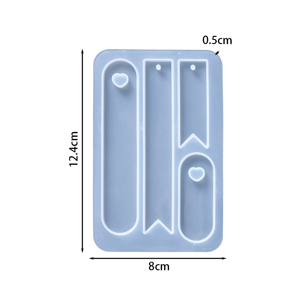 Oval Bookmark Silicone Mold He - Jewelry Making Guide Book recension och pris