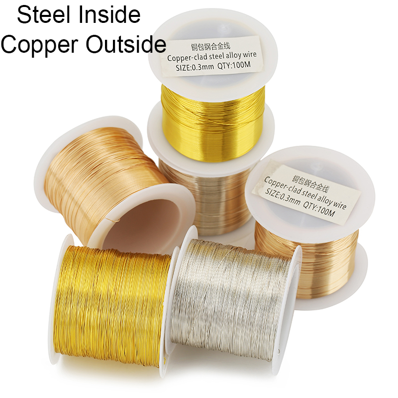 100meters Copper Stainless Ste - Jewelry Making Wire recension och pris