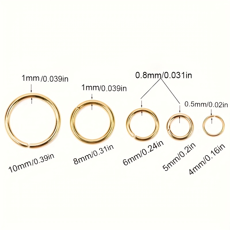 100 Jewelry Connecting Rings 3 - Jewelry Making Supplies Wholesale recension och pris