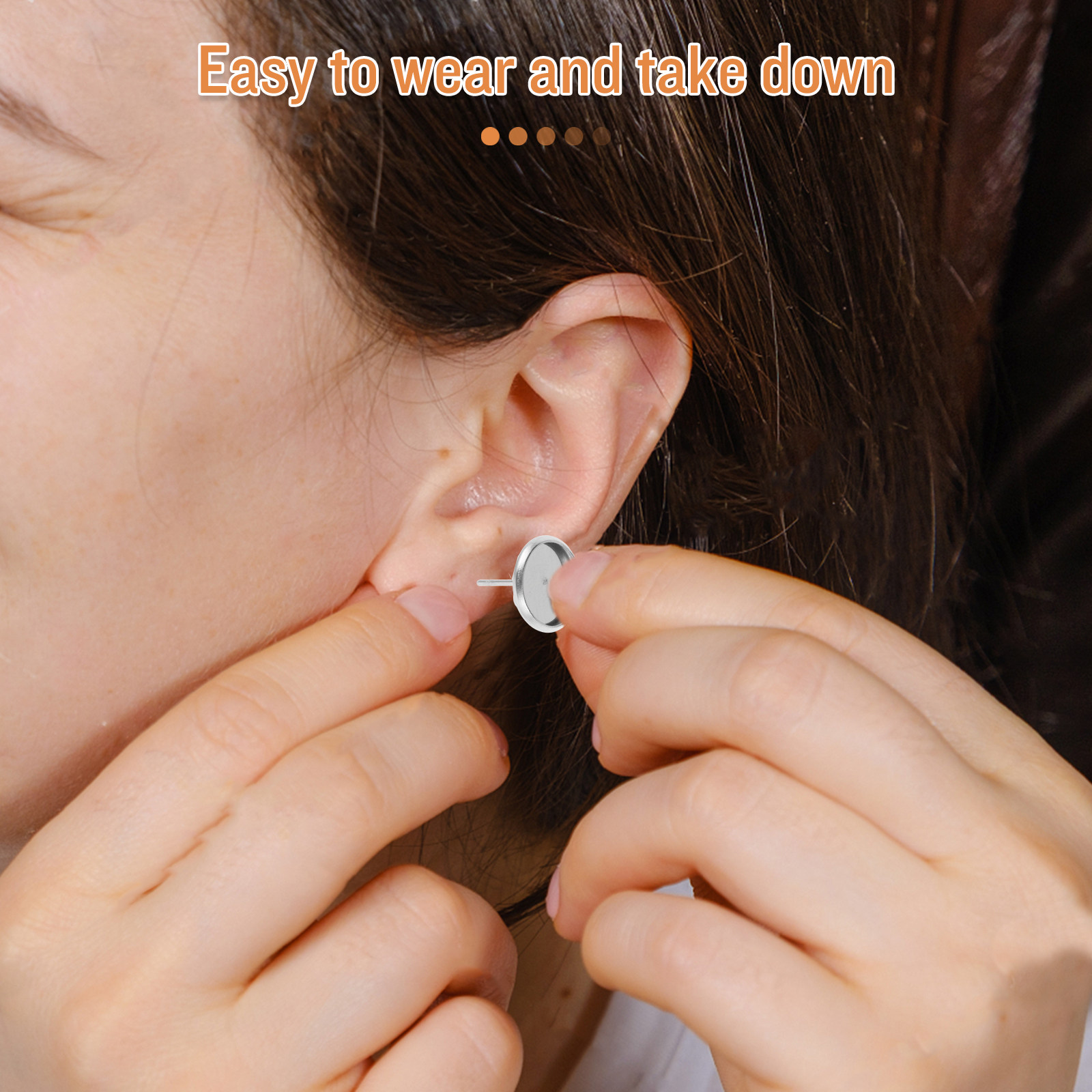 20Pcs Metal Blank Earring Stud - Jewelry Making Gemstones recension och pris